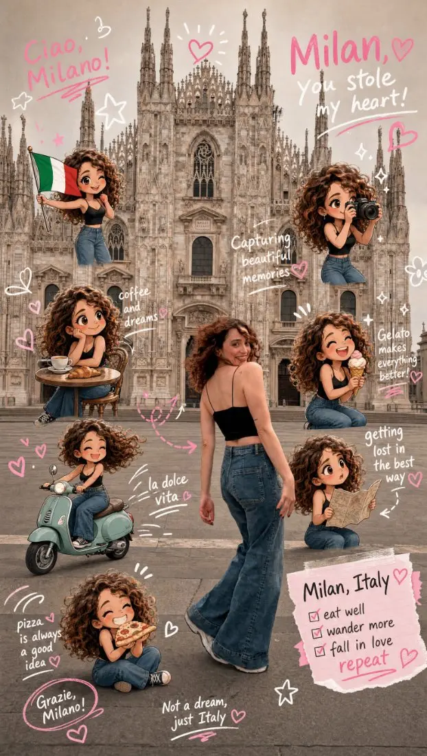 Chibi Scrapbook Photo Transformation, FIBO 2 example