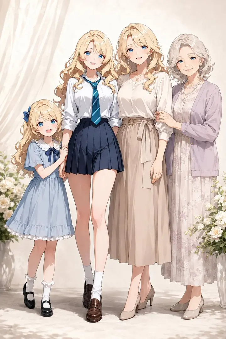 Four-Generation Family Portrait, FIBO 2 example