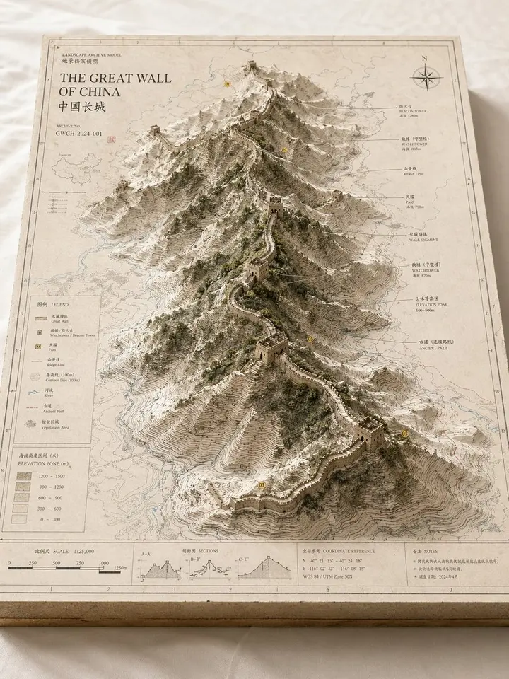 Landscape Archive Model Map, FIBO 2 example