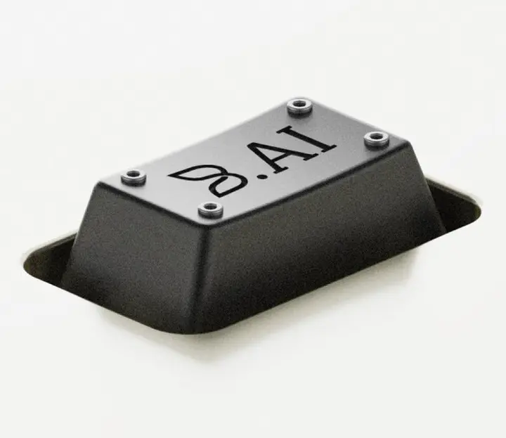 Matte Black B.AI Keyboard Keycap, FIBO 2 example