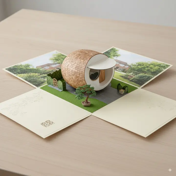 Scene A6 Folding Card, FIBO 2 example